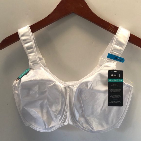 Bali Intimates & Sleepwear Nwt Bali Minimizer White Bra Size 38ddd Poshmark